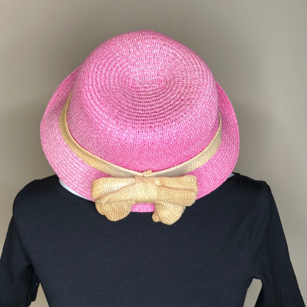 Pink color hat
